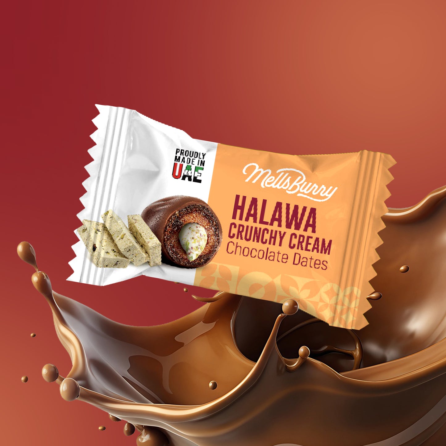 Halawa Crunchy Cream Chocolate Dates