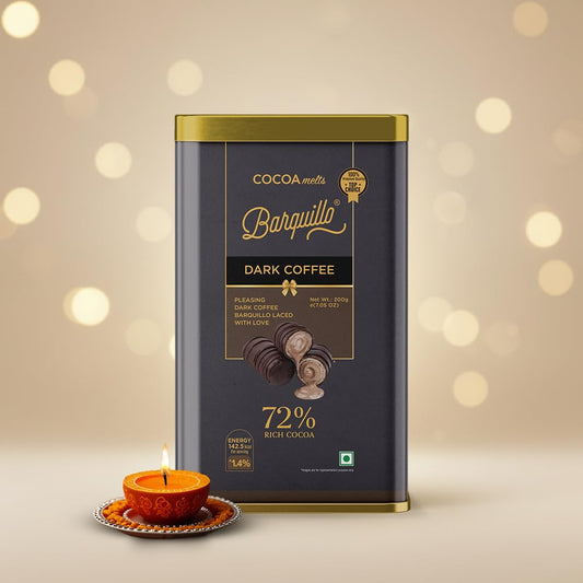 Barquillo Dark Coffee Chocolate -Tin