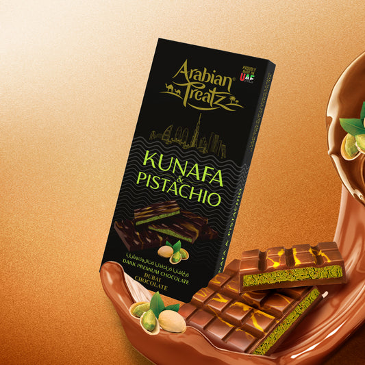 Arabian Treatz Kunafa & Pistachio Chocolate 100gm