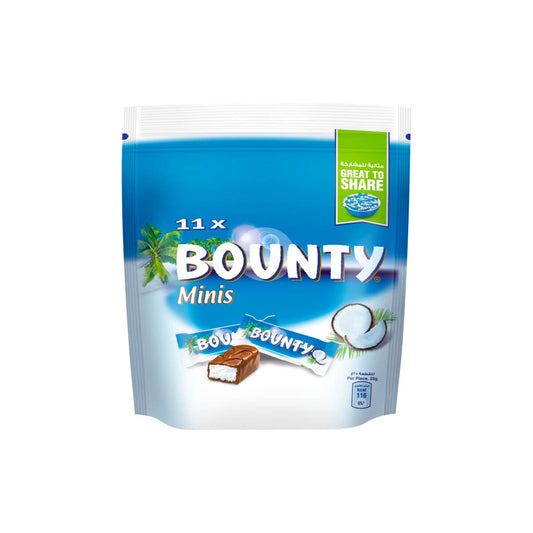 Bounty Mini Coconut Chocolate Bar 275G