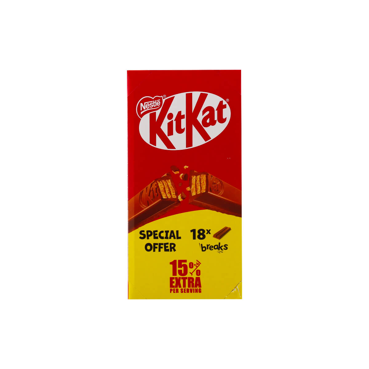KitKat 2 Finger Chocolate Wafer Value Pack 18x20.5g